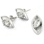Load image into Gallery viewer, 925 Silver Stud Earrings with White Stone | Women's Jewelry Gift