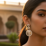 Load image into Gallery viewer, Silver Crystal Dangle Earrings | Women's Jewelry | Gift