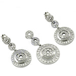 Load image into Gallery viewer, Silver Crystal Dangle Earrings | Women's Jewelry | Gift