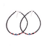 Load image into Gallery viewer, Black Beaded Evil Eye Anklet | Protection Jewelry | For Women