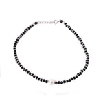 Load image into Gallery viewer, Collar de perlas negras | Cadena de plata 925 | Joyería para mujer