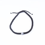 将图像加载到图库查看器中, Black Paracord Star Bracelet | Adjustable Cord Jewelry for Men