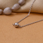将图像加载到图库查看器中, 925 Silver Ball Bead Anklet for Women | Delicate Foot Jewelry