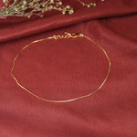 Load image into Gallery viewer, Tobillera de cadena de serpiente dorada para mujer | Joyería delicada para el pie