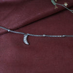Load image into Gallery viewer, 925 Silver Moon Anklet for Women | Dainty Foot Jewelry