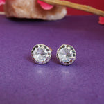 将图像加载到图库查看器中, 925 Silver Cubic Zirconia Stud Earrings | Women's Daily Wear