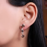 Load image into Gallery viewer, 925 Silver Smoky Quartz Drop Earrings for Women | Gift Jewelry