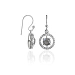 Load image into Gallery viewer, 925 Silver Labradorite Earrings for Women | Dangle Earrings
