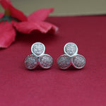 将图像加载到图库查看器中, 925 Silver Cubic Zirconia Stud Earrings | Women's Jewelry Gift