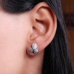 Load image into Gallery viewer, Pendientes de plata 925 con circonitas cúbicas | Regalo de joyería para mujer