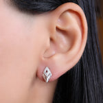 Load image into Gallery viewer, 925 Silver Diamond Stud Earrings for Women | Gift Jewelry