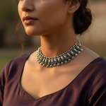 Load image into Gallery viewer, 925 Silver Oxidized Anklet for Women | Ethnic Jewelry