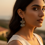 Load image into Gallery viewer, 925 Silver Moonstone Leaf Earrings | For Women | Gift