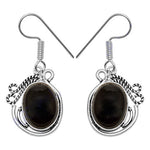 Load image into Gallery viewer, 925 Silver Black Onyx Earrings for Women | Daily Wear Jewelry