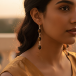 Load image into Gallery viewer, 925 Silver Tiger Eye Drop Earrings for Women | Gemstone Jewelry