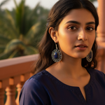 Load image into Gallery viewer, 925 Silver Lapis Lazuli Earrings for Women | Dangle Earrings