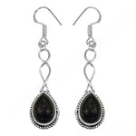 Load image into Gallery viewer, 925 Silver Blue Sandstone Drop Earrings for Women | Gift