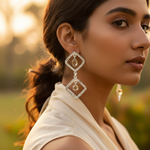 Load image into Gallery viewer, 925 Silver Gemstone Drop Earrings for Women | Dangle Earrings