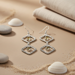 Load image into Gallery viewer, 925 Silver Gemstone Drop Earrings for Women | Dangle Earrings