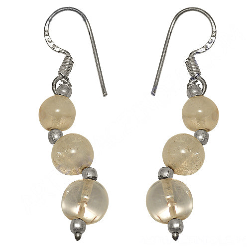 Beaded dangle earrings natural gemstone earrings for women