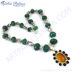 Load image into Gallery viewer, Green Jade Bead Necklace for Women | Gemstone Jewelry Gift