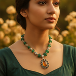Load image into Gallery viewer, Green Jade Bead Necklace for Women | Gemstone Jewelry Gift