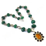 Load image into Gallery viewer, Green Jade Bead Necklace for Women | Gemstone Jewelry Gift