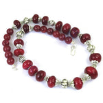 Load image into Gallery viewer, Red Stone Bead Necklace for Women | Statement Jewelry Gift