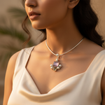 Load image into Gallery viewer, Colgante de plata 925 con piedras preciosas para mujer | Joyería con estilo