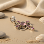 Load image into Gallery viewer, 925 Silver Gemstone Pendant for Women | Statement Jewelry