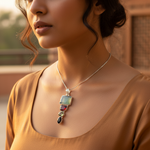 Load image into Gallery viewer, 925 Silver Gemstone Pendant Necklace for Women | Gift Jewelry