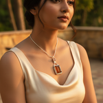 Load image into Gallery viewer, 925 Silver & Carnelian Pendant for Women | Gemstone Jewelry