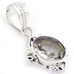 Load image into Gallery viewer, 925 Silver Oval Gemstone Pendant Necklace for Women | Gift Jewelry