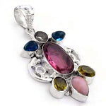 Load image into Gallery viewer, 925 Silver Gemstone Pendant for Women | Statement Jewelry