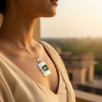 将图像加载到图库查看器中, 925 Silver Green Onyx Pendant for Women | Gemstone Jewelry