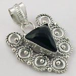 将图像加载到图库查看器中, 925 Sterling Silver Black Onyx Pendant for Women | Gemstone Jewelry