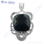 Load image into Gallery viewer, 925 Silver Black Onyx Pendant for Women | Gemstone Jewelry