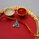 将图像加载到图库查看器中, 925 Sterling Silver Hanuman Rakhi for Brother | Raksha Bandhan Gift