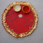 将图像加载到图库查看器中, Floral Filigree Silver Rakhi for Brother | 925 Sterling Silver