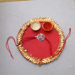 Load image into Gallery viewer, Filigree CZ 925 Sterling Silver Rakhi for Brother