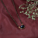 将图像加载到图库查看器中, gold plating Black Onyx Bead Necklace for Women | Minimalist Jewelry