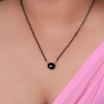 将图像加载到图库查看器中, gold plating Black Onyx Bead Necklace for Women | Minimalist Jewelry