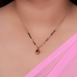 Load image into Gallery viewer, gold plating Teardrop Garnet Pendant Necklace for Women | Gift Jewelry