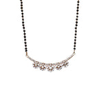 Load image into Gallery viewer, Diamond Mangalsutra Necklace | Black Bead Chain, Gift for Women