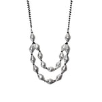 Load image into Gallery viewer, Silver Bead Layered Necklace | Statement Jewelry for Women