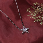 Load image into Gallery viewer, Collar Mangalsutra con Estrella de Plata | Diamante y Circonia Cúbica | Regalo para mujer