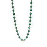 Load image into Gallery viewer, Gold Emerald Green Stone Necklace & Bracelet Set | Women's Jewelry Gift