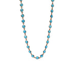 Load image into Gallery viewer, Gold Blue Gemstone Necklace & Bracelet Set for Women | Gift Jewelry