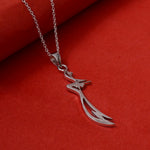 将图像加载到图库查看器中, Silver Sword Pendant Necklace | Minimalist Jewelry Gift