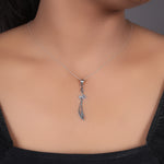 将图像加载到图库查看器中, Silver Sword Pendant Necklace | Minimalist Jewelry Gift